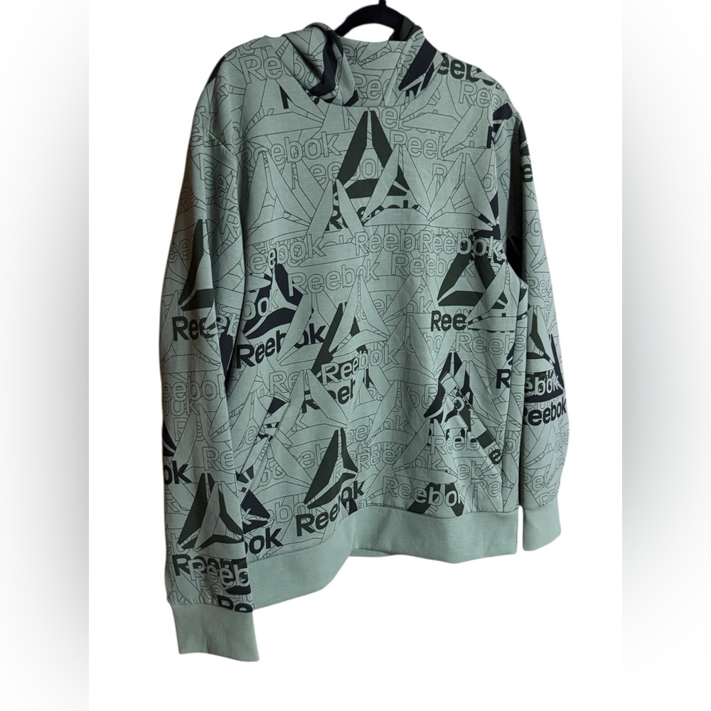 Reebok Men’s Unwind Hoodie Sz M New With Tags. Color is Sea Spray (green) - Picture 12 of 13